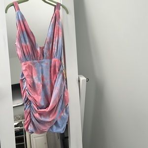Superdown tie dye dress size medium